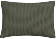Vandyck Luxusná obliečka na vankúš Home Piqué waffle 40x55cm Earth green