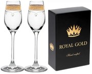 SWAROVSKI ROYAL GOLD POHÁR NA LIKÉR 95ML SADA 2KS