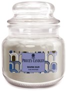 Price´s Price's MINI vonná svíčka ve skle Warm Oud - hoření 30h