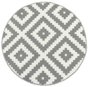 Protišmykový koberec Romby 19 sivý