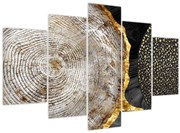 Obrázok - Kmeň stromu v koláži 2 (150x105 cm)