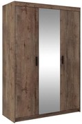 Skriňa Elena 3D dub lefkas zrkadlová