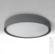 Brilagi - LED stmievateľné stropné svietidlo LUCIA LED/60W/230V priemer 59 cm sivé, s diaľkovým ovládaním