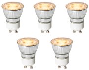 Sada 5 stmievateľných LED žiaroviek GU10 35 mm 4W 200 lm 2200K
