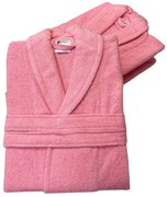 Froté deluxe unisex župan Ružový TiaHome - L