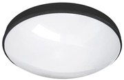 LED Kúpeľňové stropné svietidlo CIRCLE LED/24W/230V 4000K pr. 37 cm IP44 čierna
