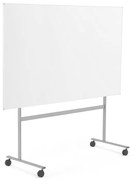 Biela magnetická tabuľa s kolieskami DORIS, 2005x1205 mm