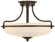 Elstead QZ-GRIFFIN-SFS-PN - Prisadený luster GRIFFIN 3xE27/100W/230V bronz