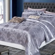 Saténové obliečky GORA GREY 140x200 cm