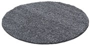 Tmavosivý okrúhly koberec ø 120 cm Life – Ayyildiz Carpets