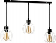 Závesná lampa luster LED drôtená guľa 3xe27