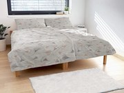 Polášek Krepové obliečky Ginkgo - Béžová | 140 x 200 cm / 70 x 90 cm