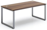 Stôl SimpleOffice 180 x 90 cm, orech vlašský / strieborná