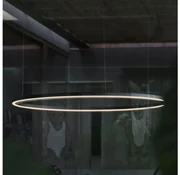 Ideal Lux - LED Luster na lanku ORACLE SLIM LED/32W/230V 4000K pr. 50 cm čierna ID304380