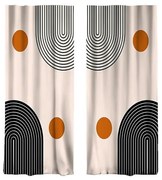 Béžové závesy v súprave 2 ks 140x260 cm - Mila Home