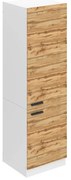 Vysoká kuchynská skrinka Belini Premium Full Version pre vstavanú chladničku 60 cm dub wotan