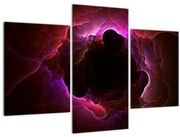 Obraz - abstrakcie mraku (90x60 cm)