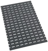 Tmavosivá podložka do sprchy nebo vany Wenko Arinos, 63 × 40 cm