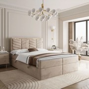 MANŽELSKÁ POSTEĽ NESSIE 140X200 ROYAL VELVET BÉŽOVÁ