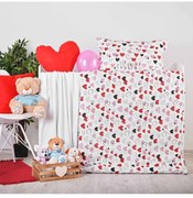 Obliečky detské bavlnené Srdiečka EMI, Štandardný set jednolôžko obsahuje 1x 140x200 + 1x 70x90