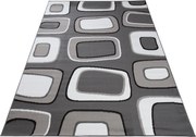 TA Koberec T965A DARK GRAY MAYA PP ESM Biely Obdĺžnikový