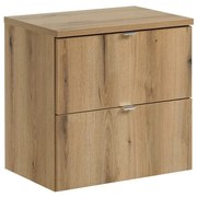 Závěsná skříňka Nova Oak s deskou 60 cm dub evoke