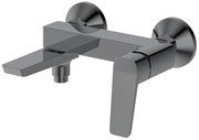Aqualine Aqualine, FLERY nástenná vaňová/sprchová batéria, otočné ramienko, grafitová, FY010GM