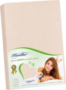 Bellatex Jersey prestieradlo Kamilka púdrová ružová, 180 x 200 cm