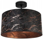 Stropné svietidlo Werona, 1x textilné tienidlo (výber zo 6 farieb), (výber z 2 farieb konštrukcie)