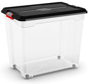 KIS Moover Box XXL čierny s kolieskami, 80l