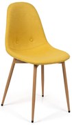 Noela Látková jedálenská stolička MARIE žltá