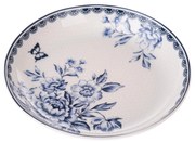 Porcelánový hlboký tanier Blue Rose, 14,5 cm