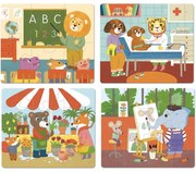 Vilac Drevené puzzle Povolanie 4v1