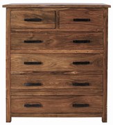 furniture-nabytek.cz - Masívna komoda z dreva palisander 90x45x100