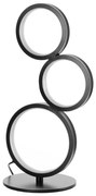 ONLI - LED stolná lampa RINGS LED/17W/230V 4000K 37 cm čierna