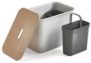 Odpadkový kôš na triedenie odpadu SmartStore™, 76 L, biely