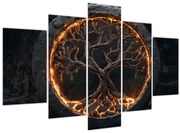 Obraz – Strom života v láve I. (150x105 cm)