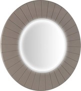 Sapho Sapho, LUMIRO STRIP guľaté zrkadlo s LED osvetlením v ráme, priemer 75cm, agila, LR750-4343S