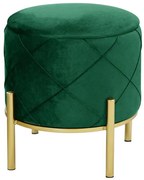 Úložná taburetka SAVANA fľaškovo zelená