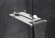 Hüppe Select+ polička strieborná matná SL2401087