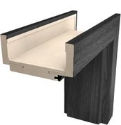 Obložková zárubňa DRE 60 cm pre hrúbku steny 10-12 cm brest antracit ľavá O2JA60L