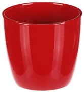Keramický obal na kvety Terakota, pr. 12 cm, červená