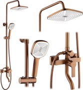 Rea Argus, sprchový set s vaňovou výlevkou, medená matná, REA-P3001