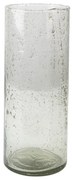 Sklenená transparentná fúkaná váza Sandy - Ø 10*25 cm