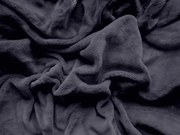 Plachta mikroplyš SOFT BRONE 90x200 cm antracitovo sivá