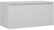 Mexen Orio, kúpeľňová skrinka 100 cm s hornou časťou, 1 zásuvka, sivá matná, 91A10-10047-1-BFC62