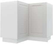 Kuchynská skrinka Emporium D12/90 light grey stone/biela