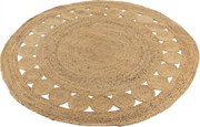 TA Koberec 1464 HNEDÁ OKRÚHLA JUTA Rozmer: 80x80 cm