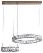 Zuma Line MD3713-2-3GT - LED luster na lanku GIRONA LED/36W/230V ružové zlato