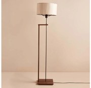 Stojacia lampa AYD 1xE27/40W/230V hnedá/béžová